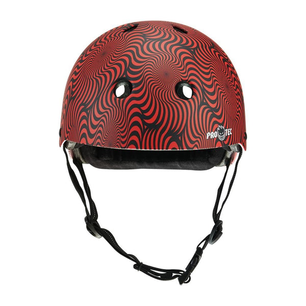 Pro-Tec Helmet X Spitfire Low Pro - Red Swirl - Skatewarehouse.co.uk