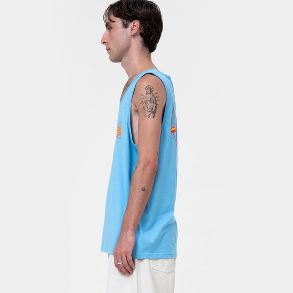 Santa Cruz Vest Partial Dot Vest - Pacific Blue - Skatewarehouse.co.uk