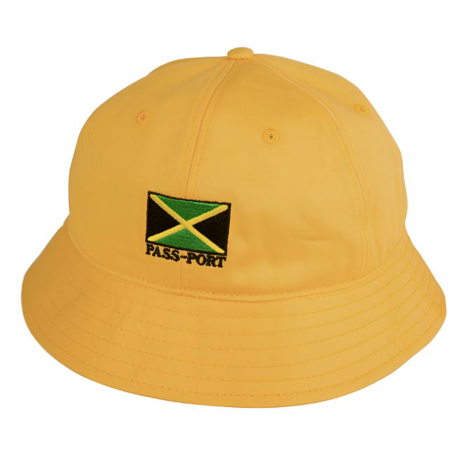Pass~Port Jamaica Twill Bucket Hat (Yellow) - One Size