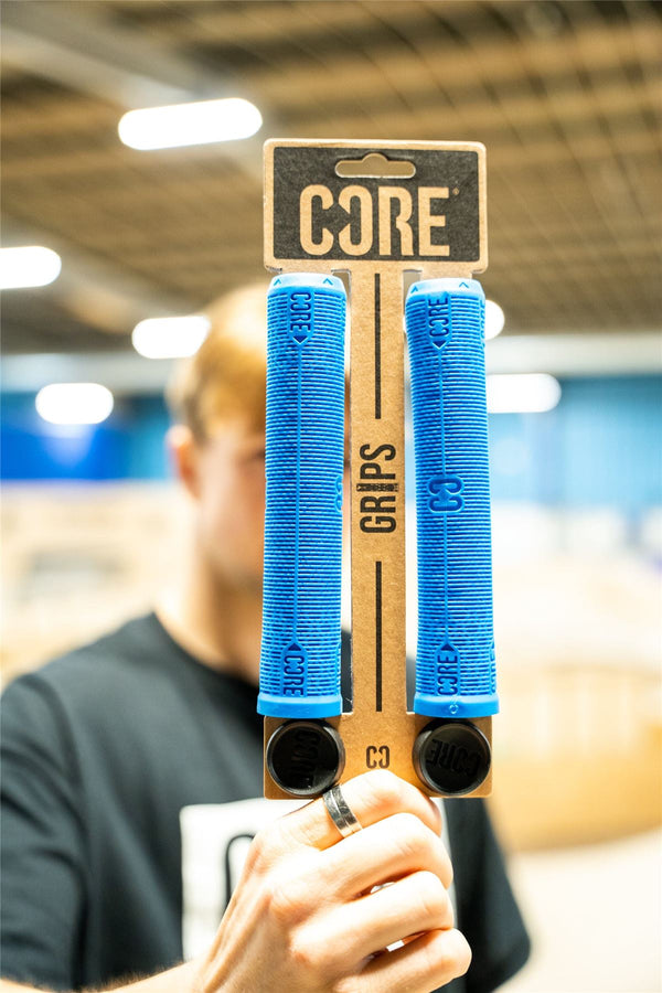 CORE Skinny Boy Handlebar Grips Soft 170mm – Dark Blue - Skatewarehouse.co.uk