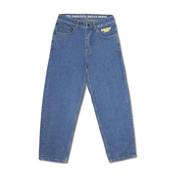 Homeboy Pant X-tra BAGGY Jeans - Washed Blue - Skatewarehouse.co.uk