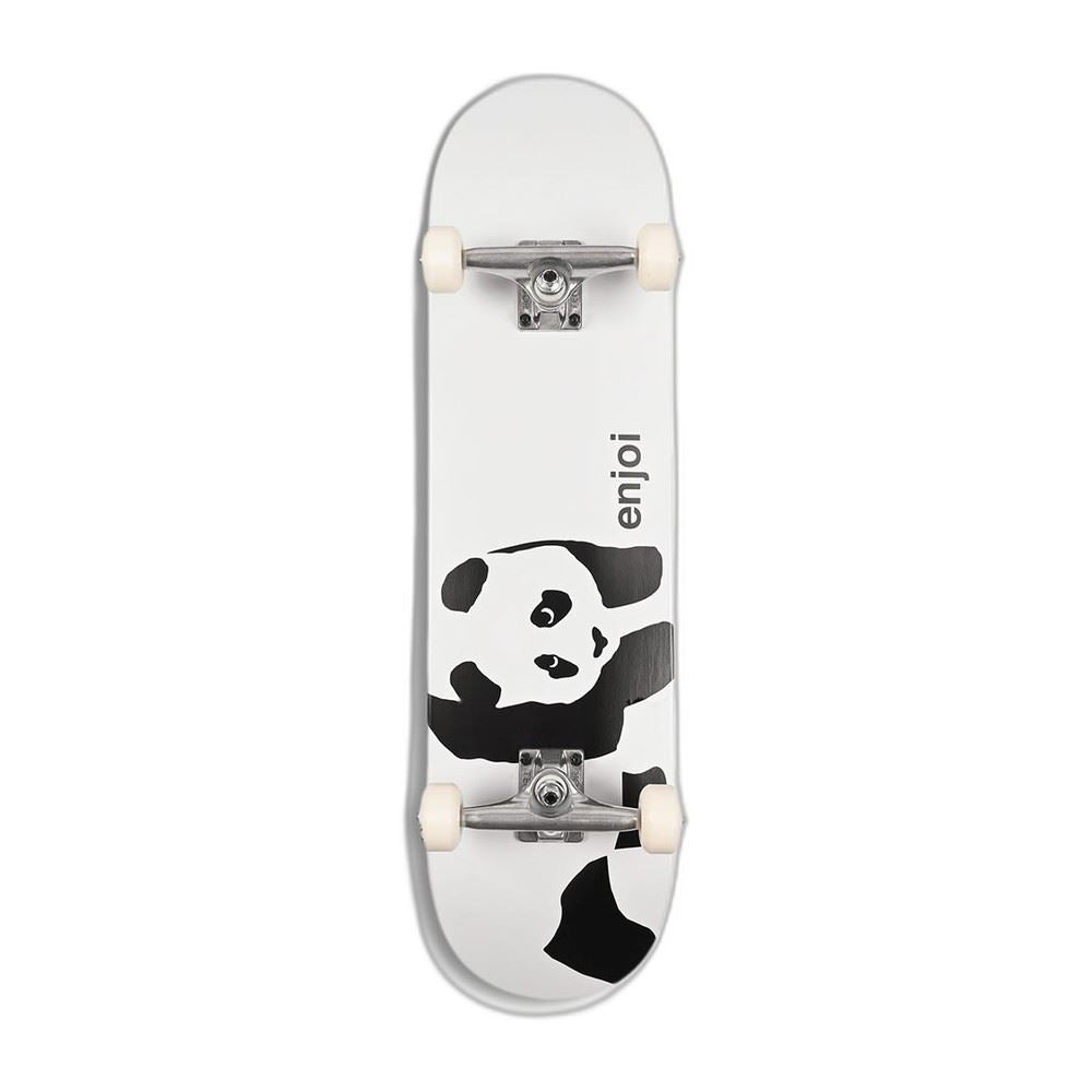 Enjoi Whitey Panda FP White Complete Skateboard - 8.0"