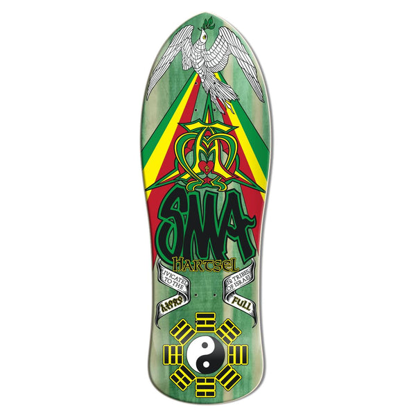 SMA Jef Hartsel Green Stain Bottom ( X ) WB / W/LOA Complete Skateboard - 10.25