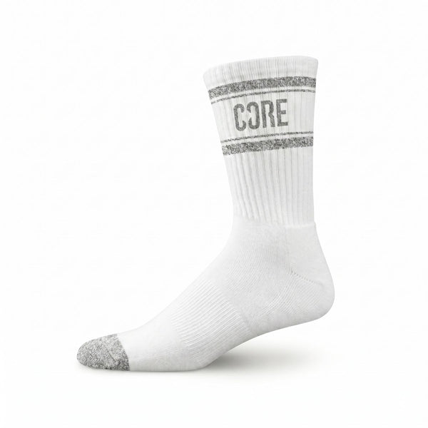 CORE Skate Socks Performance Crew - Classic, White