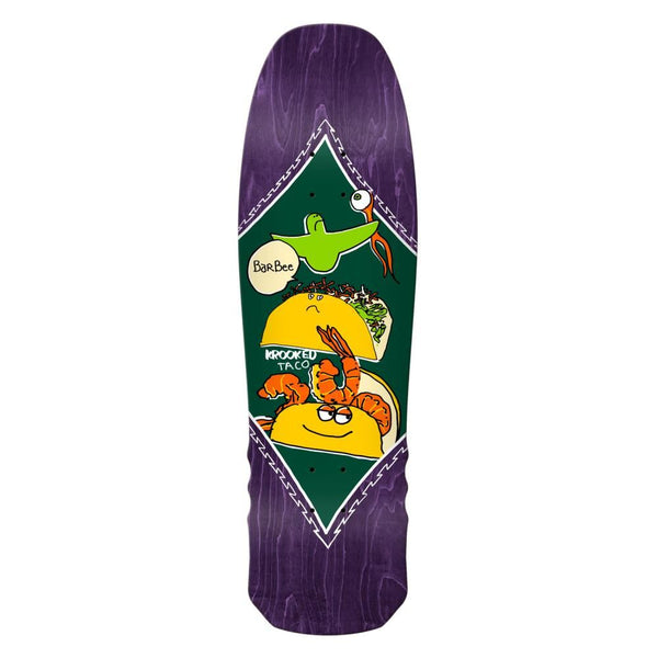 Krooked Barbee Shrimp Taco Skateboard Deck - 9.3