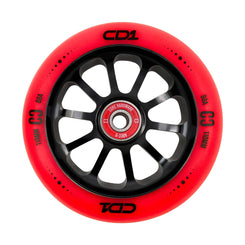 CORE CD1 Spoked Stunt Scooter Wheel 110mm - Red/Black - Skatewarehouse.co.uk