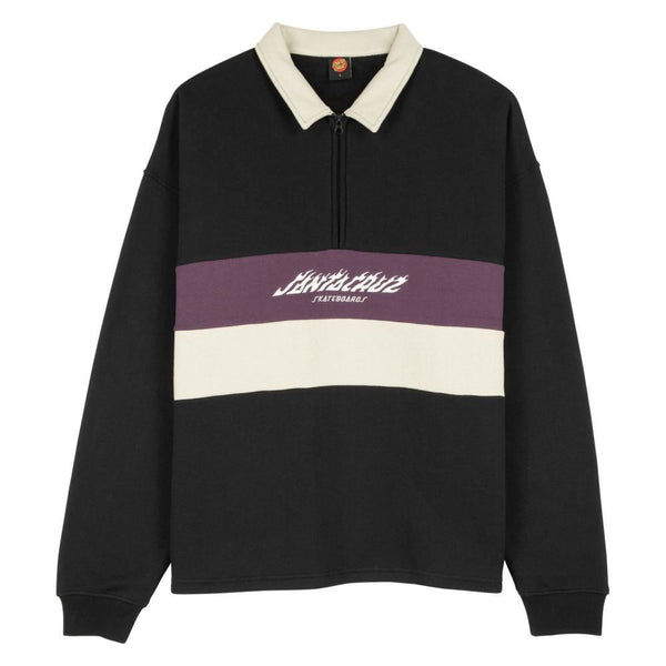 Santa Cruz Crew Flame Strip Crew - Black - Skatewarehouse.co.uk