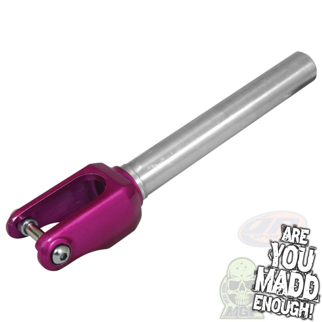 Madd Gear Madd Alloy Threadless Fork - Purple - Skatewarehouse.co.uk