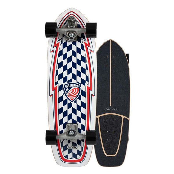 Carver USA Booster - C7 Surfskate Cruiser Skateboard - 9.625