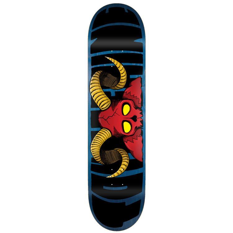 Toy Machine Horns Blue Skateboard Deck - 8.0" - Skatewarehouse.co.uk