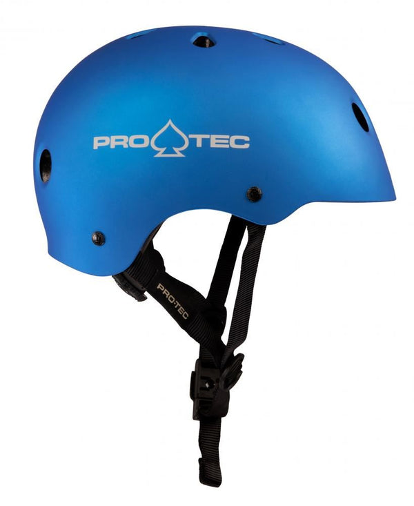 Pro-Tec Helmet JR Classic Fit Cert - Matte Metallic Blue - Skatewarehouse.co.uk