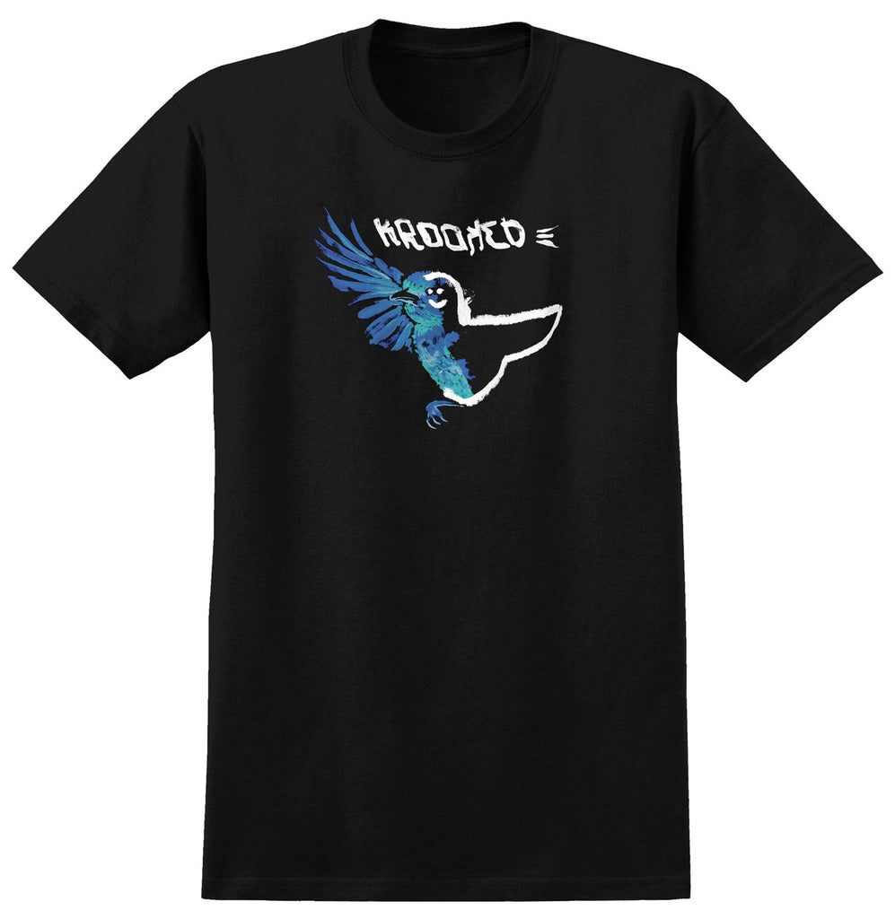 Krooked Blue Bird Tee (Black) - M