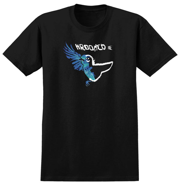 Krooked Blue Bird Tee (Black) - M