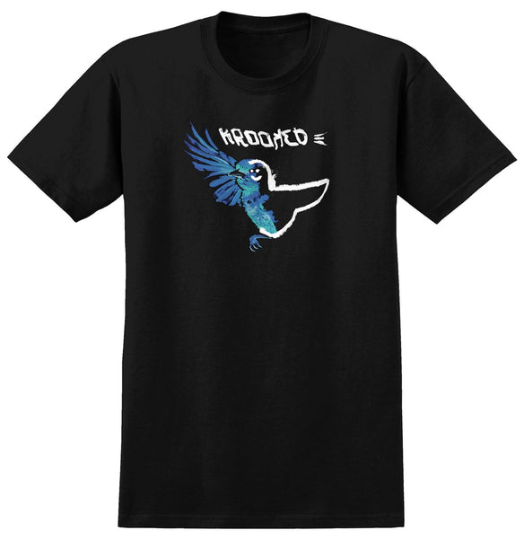 Krooked Blue Bird Tee (Black) - M