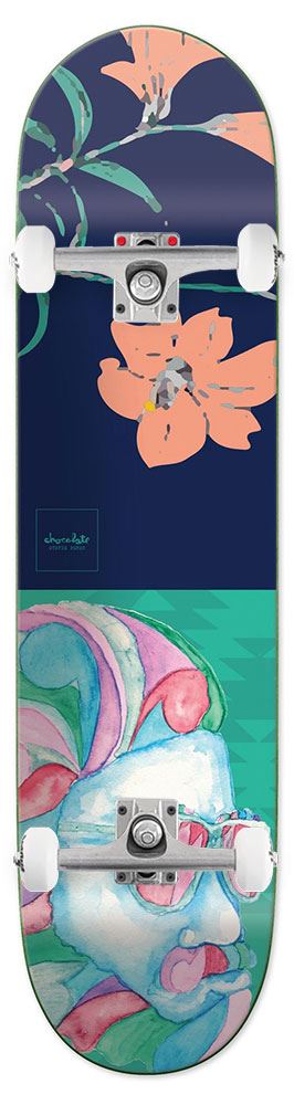 Chocolate Skateboard Tropicalia Stevie Perez x Venom Custom Complete Skateboard - 8.375" - Skatewarehouse.co.uk