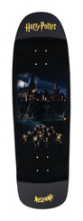 Welcome x Harry Potter Arrival on Slappy Slap (Black/Gold Foil) Skateboard Deck - 9.5" - Skatewarehouse.co.uk