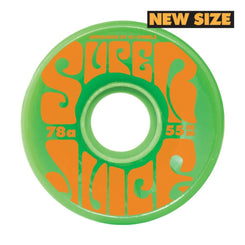 OJ Soft Skateboard Wheels Mini Super Juice 78a - Green - Skatewarehouse.co.uk