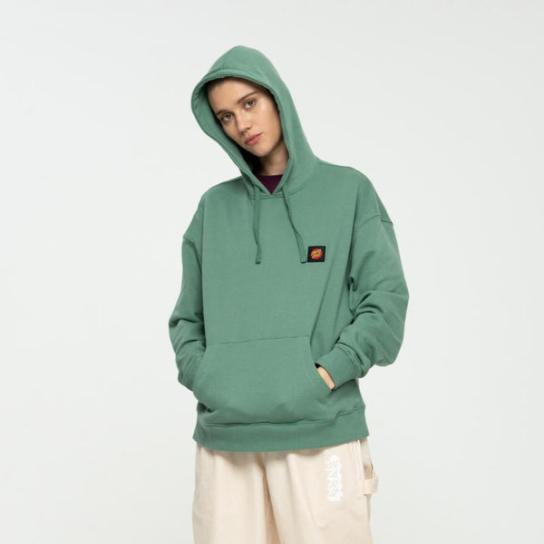 Santa Cruz Hood Classic Label Hood - Mineral Green - Skatewarehouse.co.uk