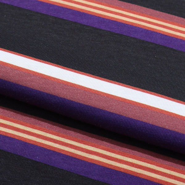 Helas Rayures Tee (Purple / Black) - S