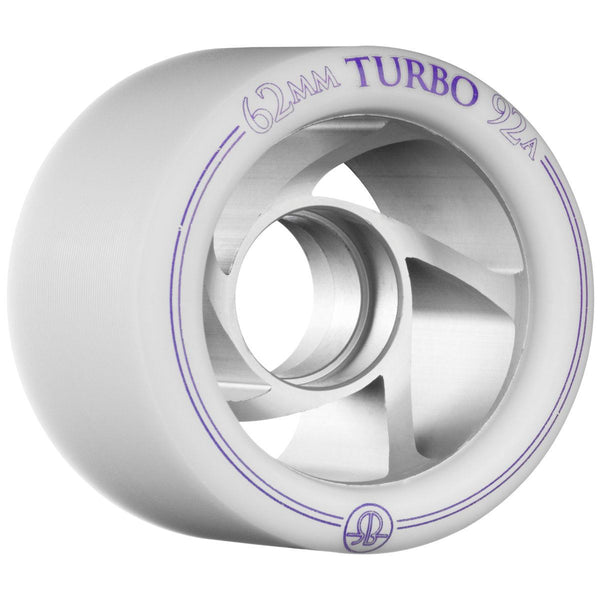 Rollerbones - Turbo Alu Hub White (8) - / 92a Skateboard Wheels - 62mm