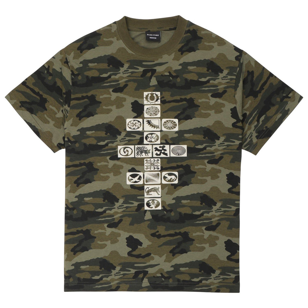 Pass~Port Kollaasi Tee (Woodland Camo) - XL