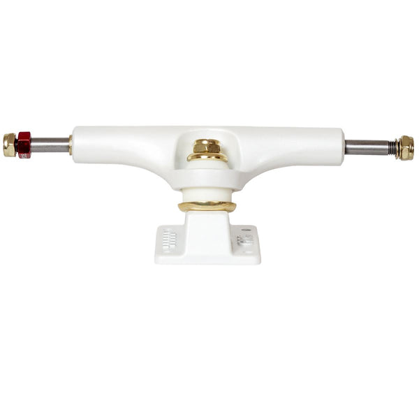 Ace AF1 Satin White / Gold 80 (10") Skateboard Trucks - 80 (7.25") (Pair)