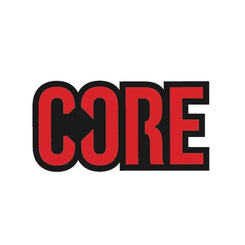 CORE Sticker Classic 8cm - Black / Red