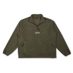 Sour Solution Half Zip Micro Fleece Olive - Skatewarehouse.co.uk