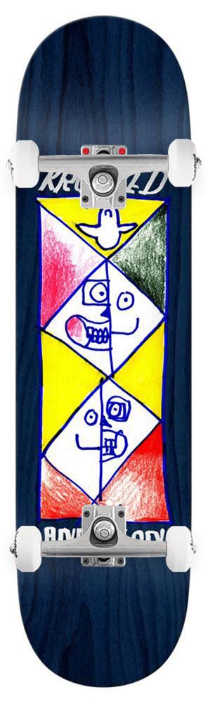 Krooked Pro Deck Manderson Paralel Custom Complete Skateboard - 8.38