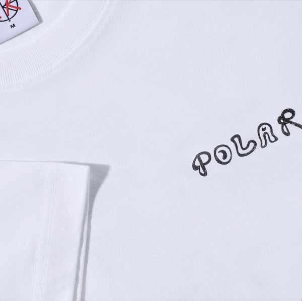 Polar Skate Co Tee | 2 Guys (White) - S