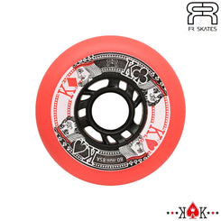 Fr Street Kings Wheel (Set of 4 Wheels) - Red - 80Mm/85A - Skatewarehouse.co.uk