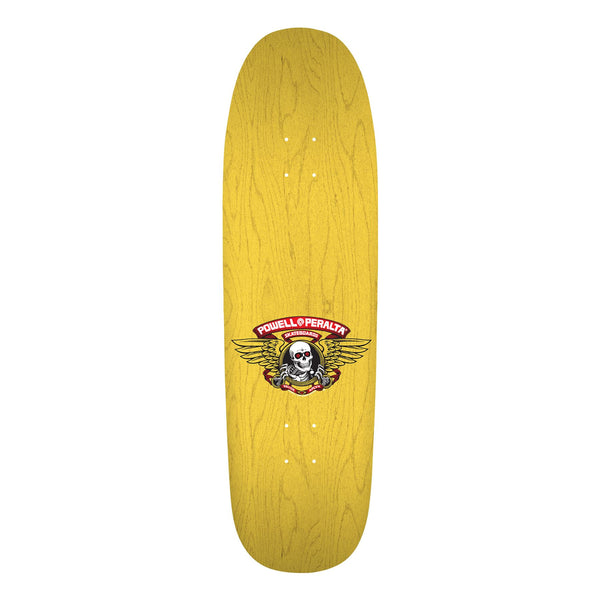 Powell Peralta Steve Caballero 'Ban This' Dragon Reissue Yellow Stain Skateboard Deck - 9.265