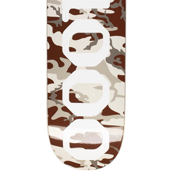 GX1000 OG Logo Camo White Skateboard Deck - 8.375