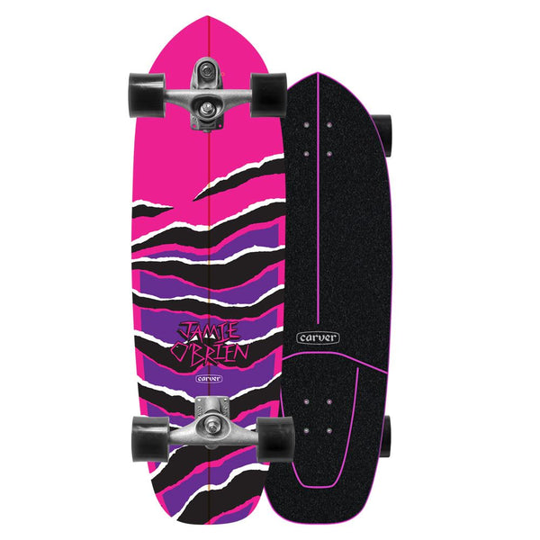 Carver JOB Pink Tiger Surfskate Cruiser Skateboard C7 - 10.25