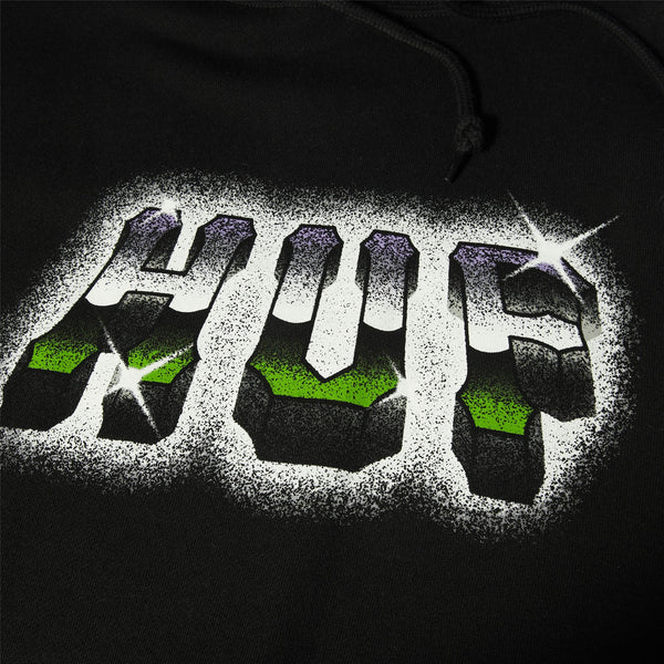 HUF Chrome Grit P / O Hoodie (Black)