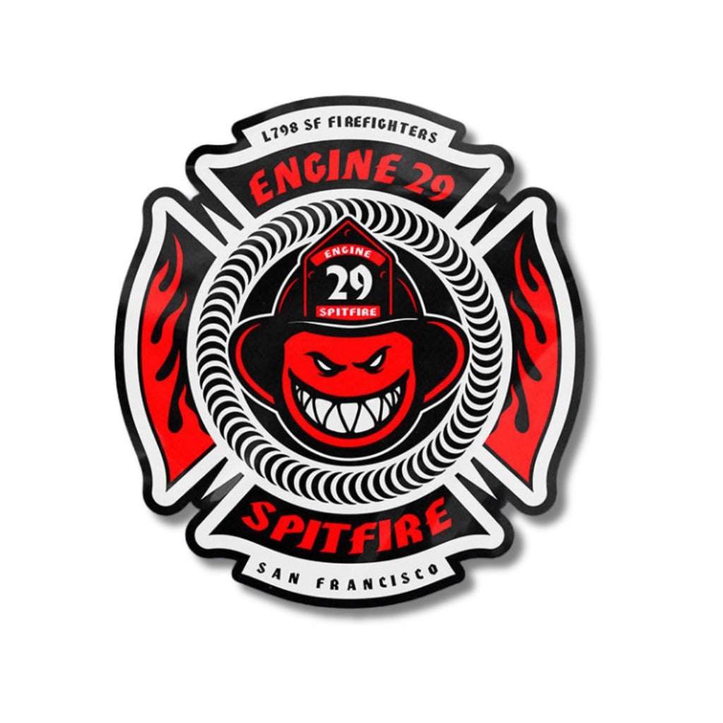 Spitfire X Engine 29 Maltese Sticker - 3.75 - One Size