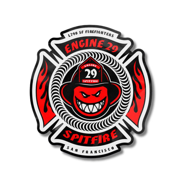 Spitfire X Engine 29 Maltese Sticker - 3.75 - One Size