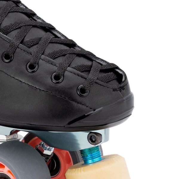 Antik AR2 Derby Quad Skates - Black with White Accents Fit