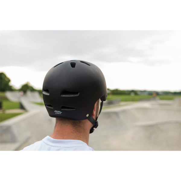 REKD Ultralite In-Mold Skateboard Helmet - Black - Skatewarehouse.co.uk