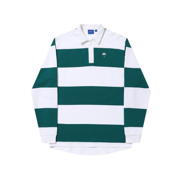 Helas Yard LS Polo (White / Green) - S
