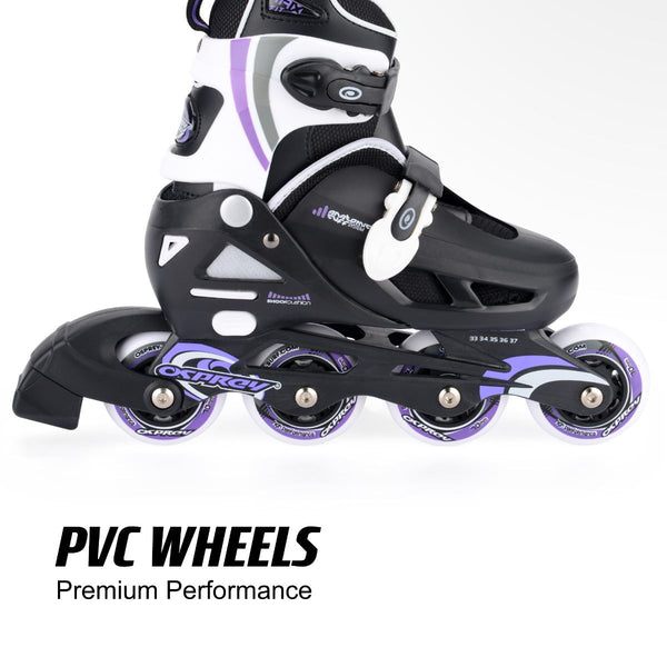 Osprey Adjustable Inline Skate - Purple - Skatewarehouse.co.uk