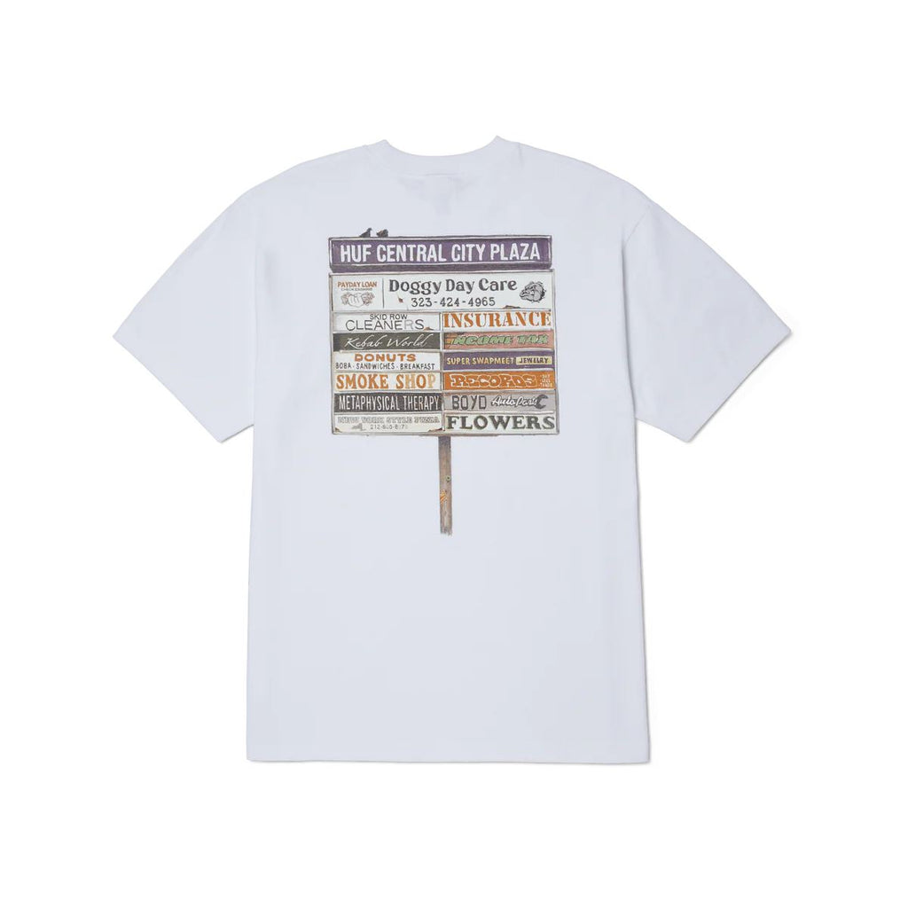 Plaza S / S Tee (White)