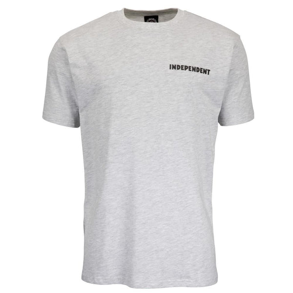 Independent T-Shirt RTB Reflect T-Shirt - Athletic Heather - Skatewarehouse.co.uk