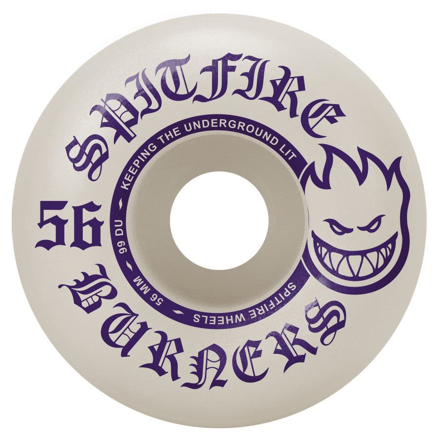 Spitfire Burner Bighead  (White) Skateboard Wheels