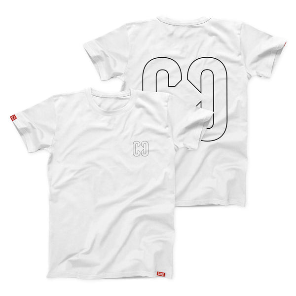 CORE Hollow Icon, Pro T-Shirt - White - Skatewarehouse.co.uk