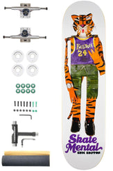 Skate Mental Koston Tiger White Custom Complete Pro Skateboard Kit - 8.375" - Skatewarehouse.co.uk