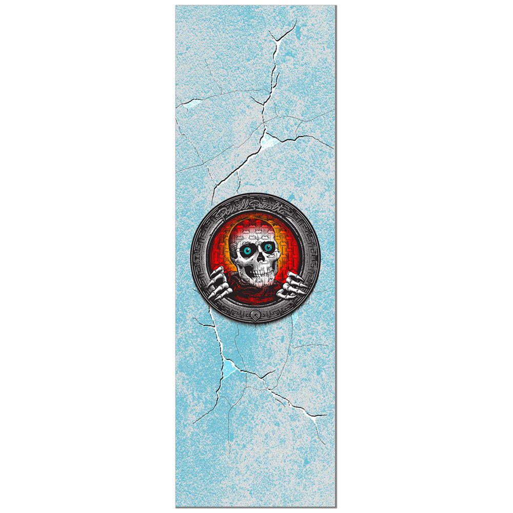 Powell Peralta Pool Light Ripper • 10.5" Clear Skateboard Griptape - - Skatewarehouse.co.uk