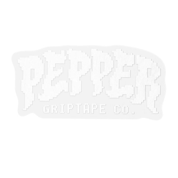 Pepper 8 Bit Logo Sticker 5" (20 Pack)