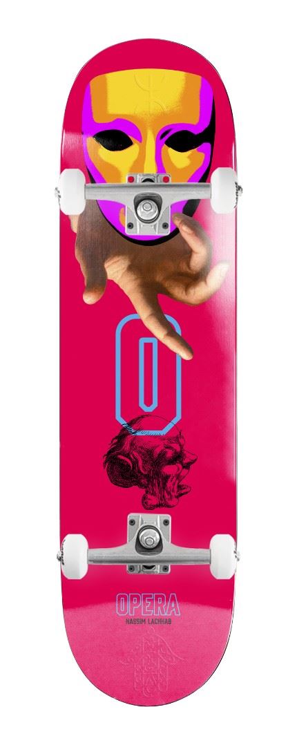 Opera Nassim Handed EX7 Pink x Venom Custom Complete Skateboard - 8.5