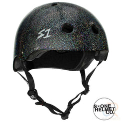 S1 MEGA Lifer Helmets - Black Gloss Glitter